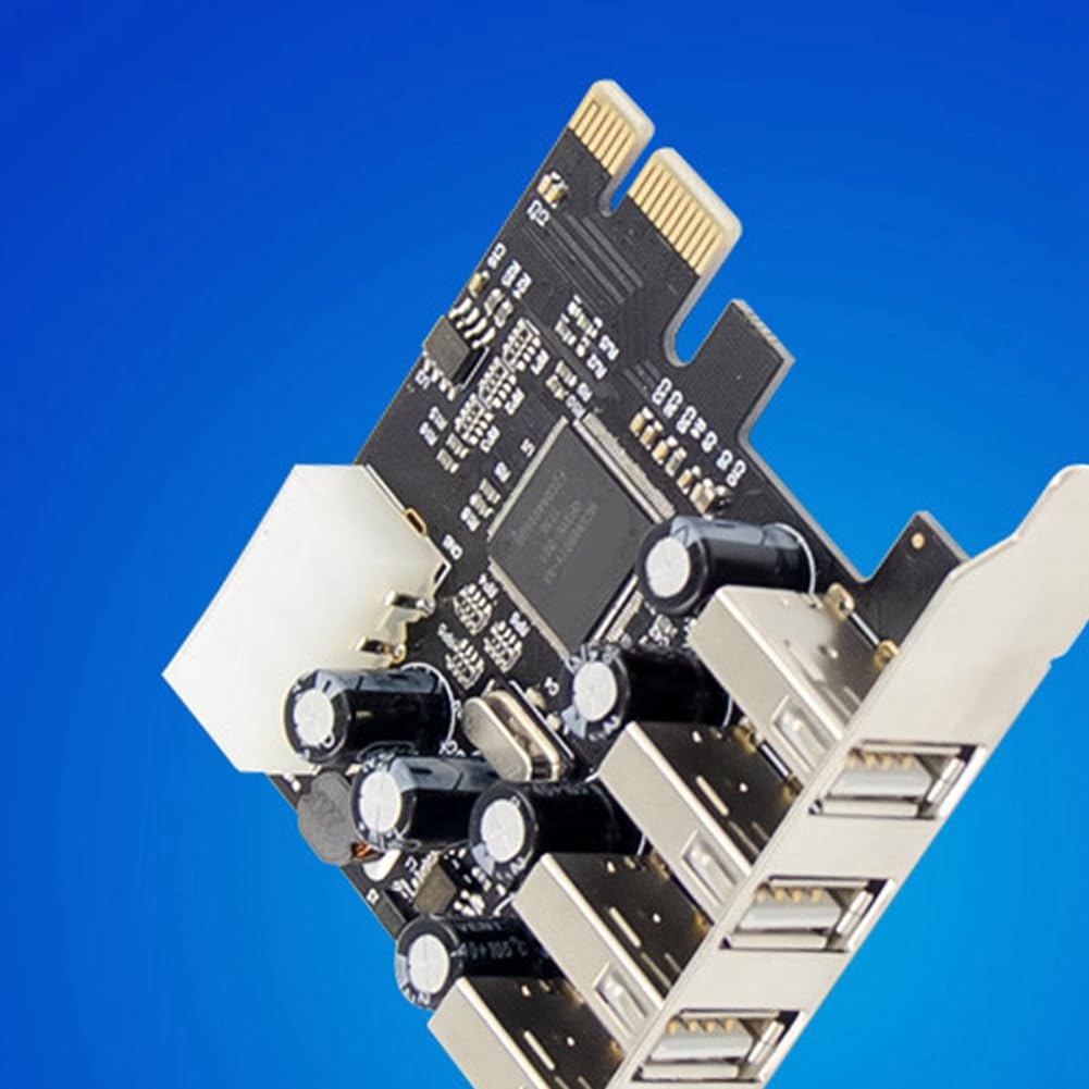 Amazon | Uplinkzy 1 セット PCI-E から 4 ポート USB 2.0 コンバータ